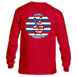 Made in the USA Original Logo red long sleeve #VeryAmerican