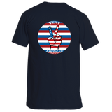 Made in the USA Original Logo navy t-shirt #VeryAmerican