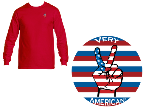 The Original Long Sleeve and logo #VeryAmerican Edit alt text